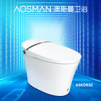 [特价][安装请拍安装包]澳斯曼卫浴(AOSMAN)智能马桶一体机 脚踢冲水即热式自动冲水ASK063Z