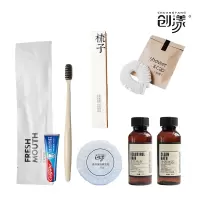 创漾洗漱套装 6件套 牙刷+长条梳+香皂+洗发水+沐浴露