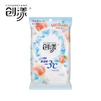 创漾(CHUANGYANG)CN2051 无酒精冷感降温湿巾白桃香10片/包(计价单位:包)