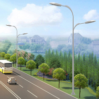 途安 室外灯具 双臂路灯 300瓦LED