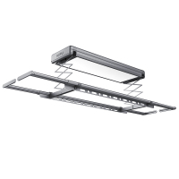 奥普(AUPU)晾衣机 D111 电动全屏照明超薄隐形晾衣机遥控伸缩杆