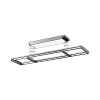 奥普(AUPU)[无吊顶安装]隐形晾衣机 遇阻即停 轻托上升 遥控升降伸缩晾衣机 L8灰