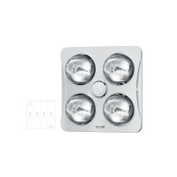 奥普(AUPU)浴霸[不安装]灯暖D5B 多功能 防爆取暖灯泡即开即热 照明换气 面罩364*364 普通吊顶适配