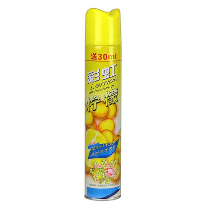 彩虹空气清新剂柠檬香型320ml