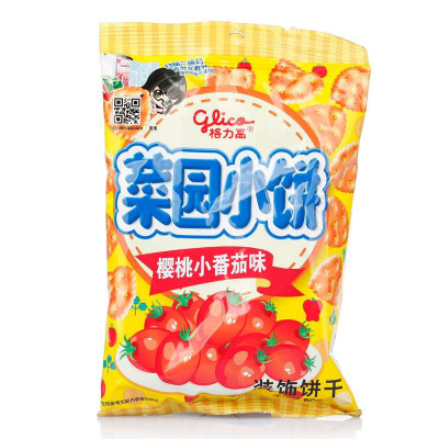 格力高菜园小饼樱桃小蕃茄味80g