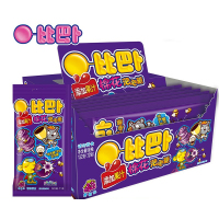 [苏宁小店]比巴卜棉花泡泡糖(葡萄)132g/包