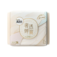 高洁丝奢透蝉翼日用卫生巾240mm7片