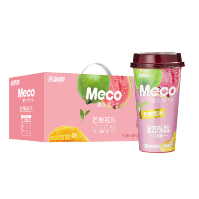 香飘飘meco果汁茶芒果芭乐味400ml