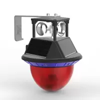 羚翎 LLBJQ-06 1W 3.7 功率 IP66 LED太阳能智能语音警示灯