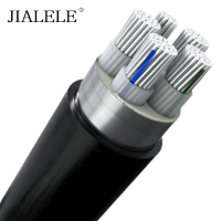 JIALELE 低压4+1 YJLV22-4*6+1*4平方 额定电压0.6/1KV 米