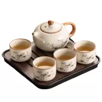 明壹行MYX-CJTZ316 茶具套装 米白色印花(计价单位:套)