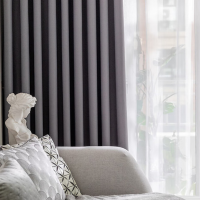 明壹行 MYX-CL626 1m*1m 涤纶遮光布帘 1.00 米/个 (计价单位:个) 灰色