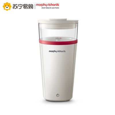 摩飞温显自动搅拌杯搅拌机电动无线便携摇摇杯健身运动水杯MR9000椰奶白