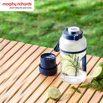 摩飞电器(Morphyrichards)榨汁杯便携式运动果汁杯网红充电无线随行杯MR9802轻奢蓝