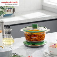 摩飞电器 电炖锅养生锅隔水多功能煲汤锅燕窝炖盅迷你电炖盅MR9081[预约定时/防干烧]清新绿