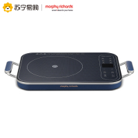 摩飞(Morphyrichards)电磁炉 火锅炒菜一体家用大功率IH变频多功能电池炉MR8900蓝