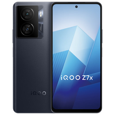 vivo iQOO Z7x 8GB+256GB 深空黑 80W闪充 6000mAh巨量电池 骁龙695 120Hz竞速屏 5G手机