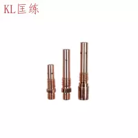 匡练二保焊连接杆导电嘴座350A黄铜加厚-外丝-350A紫铜加厚-外丝