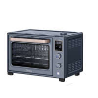 美的(Midea)Q30免预热智能家用多功能电烤箱 石墨烯管 进口搪瓷内胆 精准控温烤箱 35L PT3535W
