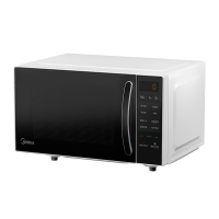 美的微波炉家用小型平板式20升智能菜单高效速热 一键解冻杀菌除味易清洁内胆宝宝辅食菜单M2C