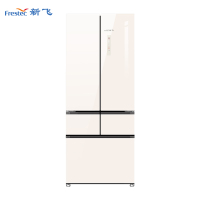 新飞(FRESTEC)60CM超薄全平嵌入式法式多门BCD-428WGQ5A-PRO冰箱 高光玻璃面板 底部散热