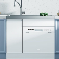 美的(Midea)13套集成洗碗机XH05 集成水槽洗碗机一体式 58L大单槽 超一级水效 银离子净味