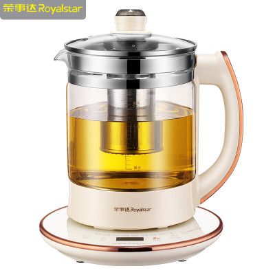 荣事达(Royalstar)养生壶2L大容量玻璃花茶壶智能煮茶器煮茶壶办公家用电热水壶全自动烧水壶 2升 YSH2002