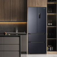 容声(Ronshen)冰箱[新品]430L法式多门60cm超薄平嵌全空间净化一级能效风冷无霜大容量家用冰箱BCD-430