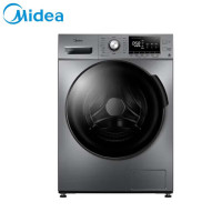 美的(Midea)洗衣机滚筒全自动洗烘一体机 带烘干10公斤变频除菌除螨羽绒服洗空气洗MD100VT55DG-Y46B