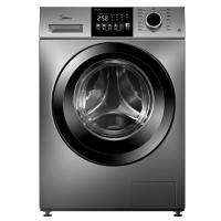 美的(Midea)滚筒洗衣机全自动除菌净螨 变频电机 智能家电 筒自洁 简尚系列 超薄款 10公斤MG100V33WY