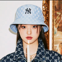 [可扫码识别]MLB男女情侣款帽子复古老花渔夫帽遮阳休闲时尚秋冬百搭