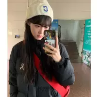 [可扫码 识别]MLB男女情侣毛线帽运动休闲针织帽子冬季新款百搭