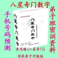 八星奇门数字传承弟子升级版