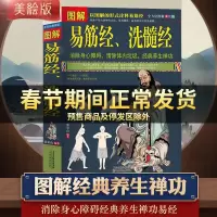 正版 图解易筋经、洗髓经 易筋经养生达摩古法与少林功夫武术书籍图书 古代经典传统文化 消除身心障碍经典养生禅功易经书