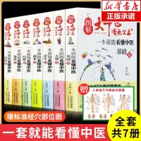 [全套7册]图解大中医漫画丛书 一本就能看懂中医基础篇+方剂+养生+经络+体质+中药+藏象 本草纲目黄帝内经中医基础入门
