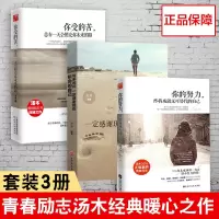 汤木经典励志书全3册 将来的你一定会感谢现在拼命的自己+你的努力终将成就无可替代的自己+你受的苦总有一天会照亮你未来