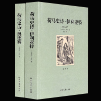 正版 荷马史诗(共2册全译本)/世界文学名著 全译本无删减原版原著全文翻译 儿童文学名著青少年中小学生课外阅读书籍