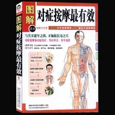 正版图解对症按摩有效(健康大学堂) 中医经络穴位按摩养生书大全 中医推拿按摩书家庭医生健康书籍指南 人体穴位按摩