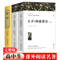 正版全套3册 狄更斯大卫科波菲尔宋兆霖译本+论语全集完整版全译本无删减中文版 论语译注高一课外阅读书籍高中生必读经典名著