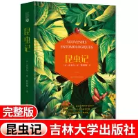 精装全译本468页 昆虫记法布尔正版 陈筱卿译 吉林大学出版社无删减完整版昆虫记八年级昆虫百科全书昆虫界的荷马史诗世界名