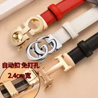 皮带真皮新款自动扣女士时尚潮流腰带牛仔裤装饰韩版百搭裤带牛皮