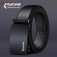 啄木鸟皮带男士自动扣真皮特价裤带学生青年商务时尚新潮百搭腰带