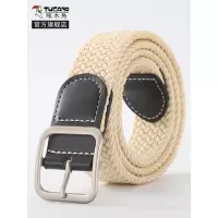 啄木鸟编织帆布女学生腰带装饰牛仔裤万能男裤腰带军训男腰带女潮