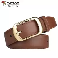 啄木鸟女士皮带简约百搭韩版2025夏季新款女款配牛仔裤腰带ins潮