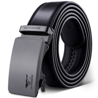 七匹狼男士真皮皮带简约休闲牛皮中年时尚腰带潮自动扣商务宽裤带