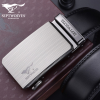 七匹狼皮带男士真皮2023新款纯牛皮裤腰带滑道卡扣正品高档品牌土