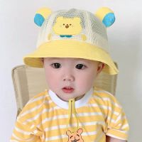 帽子夏季薄款婴儿帽太阳帽婴幼儿男宝渔夫帽女遮阳帽