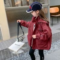 女童外套春秋款新款洋气儿童秋装冲锋衣夹克小女孩秋季上衣潮