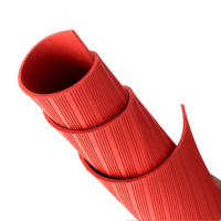 鲸轩 JYDD101 红色条纹防滑地垫 1m*10.5m(计价单位:卷)红色