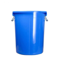 鲸轩 JL58 58*55*42cm 大容量无盖垃圾桶(计价单位:个)蓝色